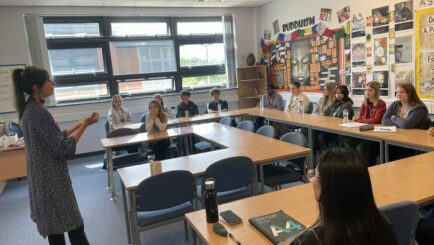 Philosophy, Ethics & Religion students enjoyed a guest lecture from Dr Holly Morse, a Senior Lecturer in Bible, Gender and Culture from the University of Manchester.