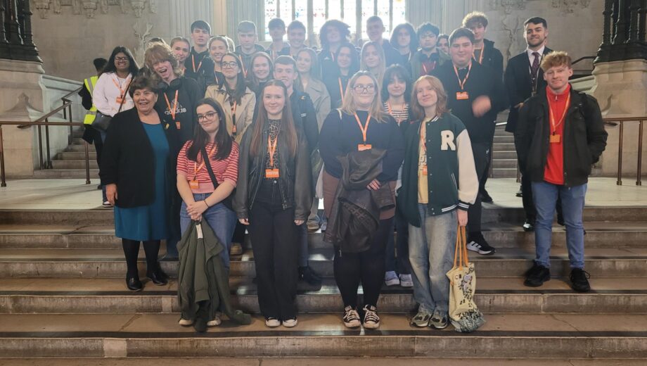 A group of Politics students on a trip in London