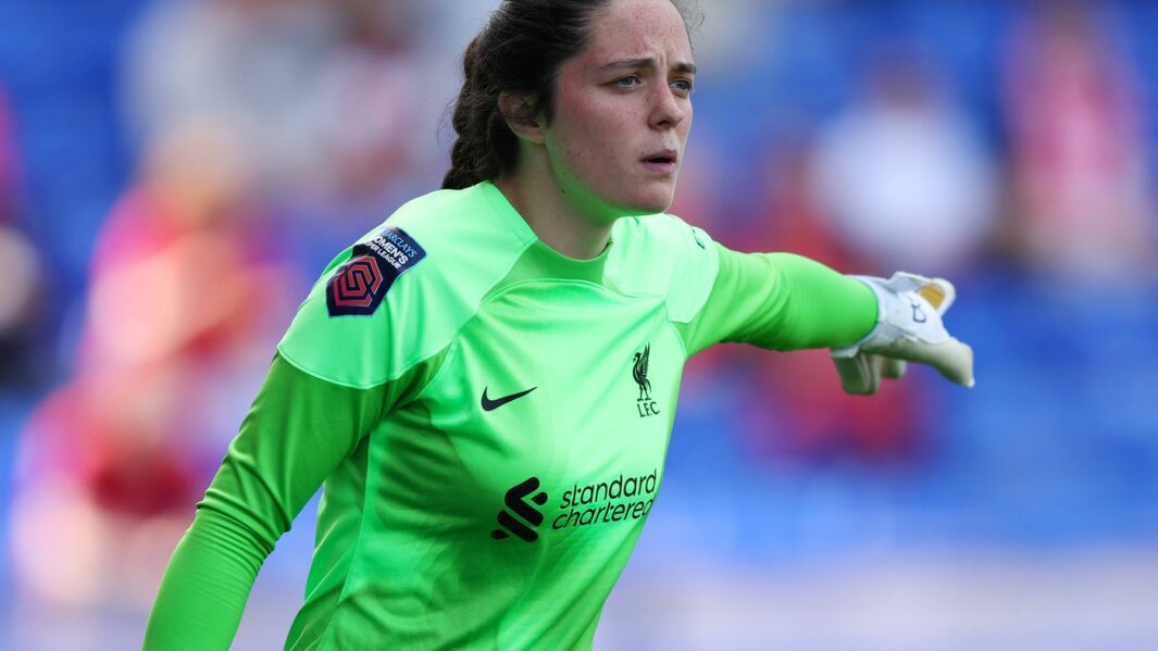 Female student playing football sixth form college