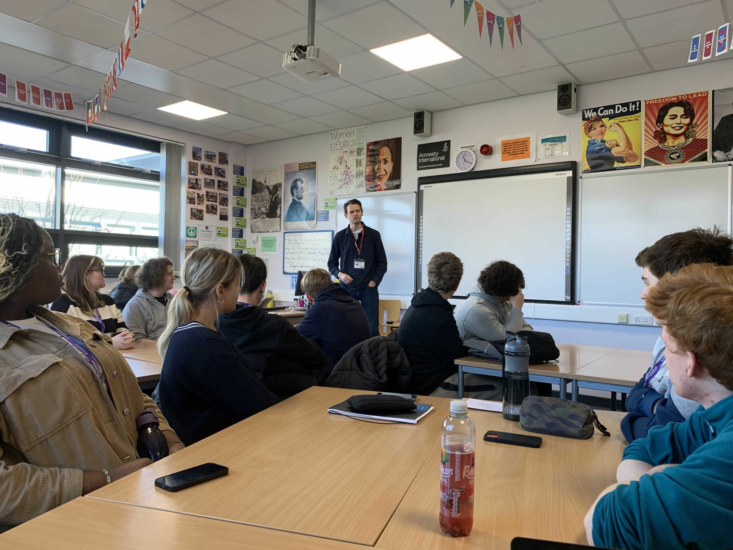Tony Blair Institute's Ryan Wain inspires students - Carmel College
