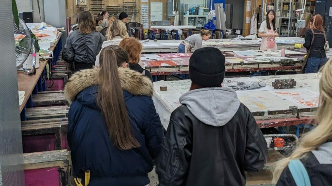 Students inside University