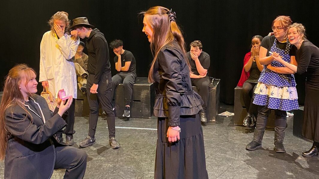 Students performing Dracula