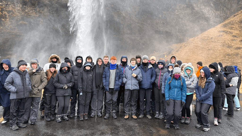 A Level Geography students visit Iceland