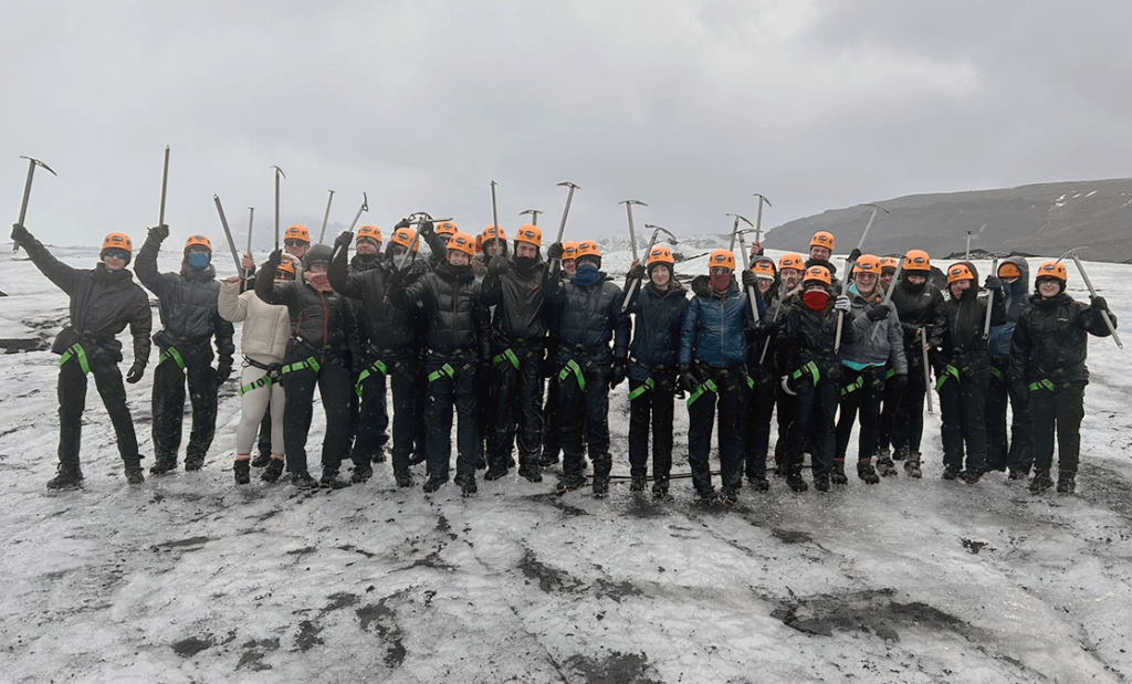 Iceland welcomes A Level Geography students on their annual trip