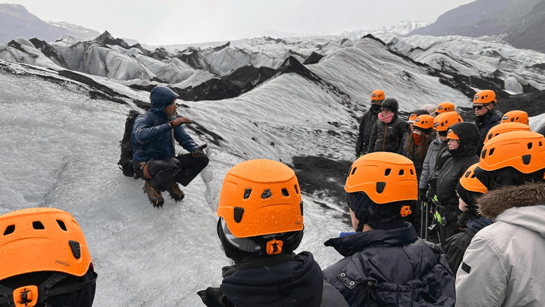 A Level geography students learn about the power of the fluvial systems