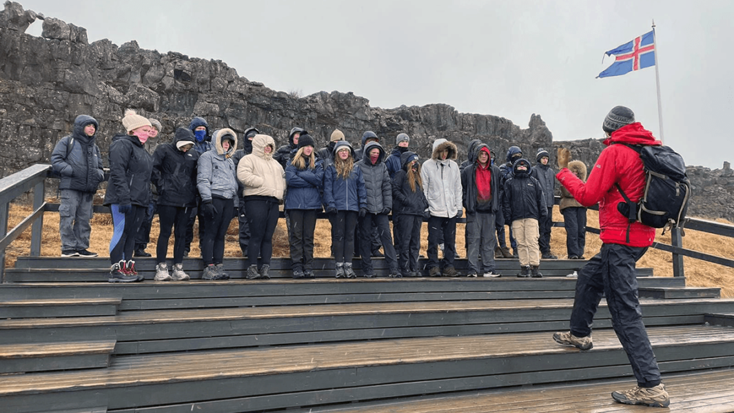 A Level Geography endure Icelandic weather on their annual trip