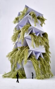 Sixth Form Colleges Association National Exhibition Abbie Fletcher-Solarpunk Student Artwork Submission