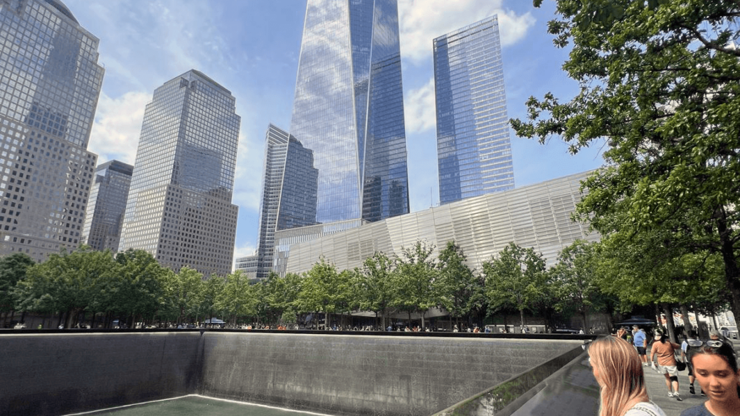 Carmel College students visit twin towers memorial and enjoy skyscrapers during trip to New York City