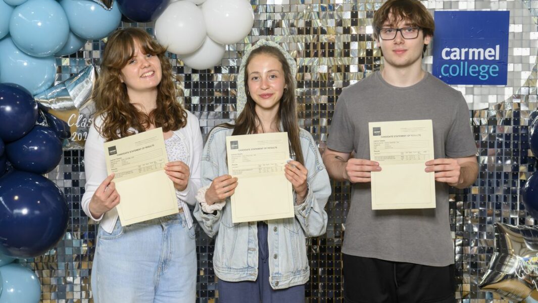 Congratulations to Carmel College's Class of 2024 for impressively achieving 99.3% Level 3 pass rate on results day