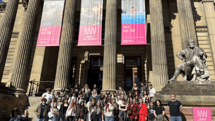 Carmel College's UAL Art Foundation students visit The walker Art Gallery in Liverpool for interactive John Moores Painting Prize Exhibition