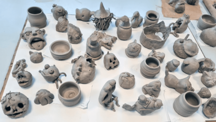 Carmel College's UAL Art Foundation students enjoy pottery workshop with local Potter Vincent Commons