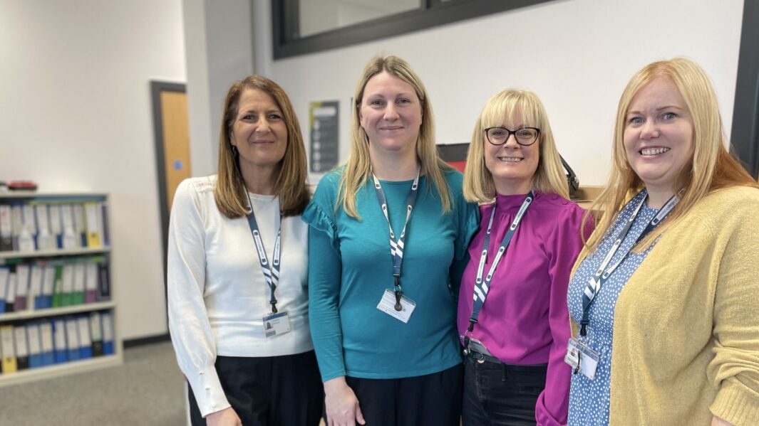 staff wearing bright colours for children in need