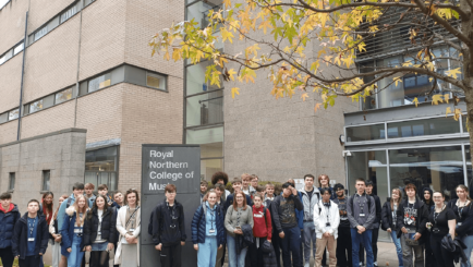 Carmel College Maths students attend Inspiration Lectures at The Royal Northern College of Music in Manchester