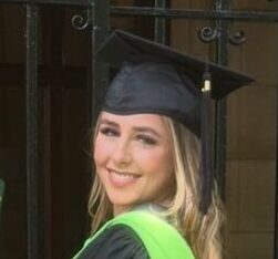 Photo of alumna Lauren McMenamy at her graduation