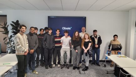 A group of computer science students at Clixels