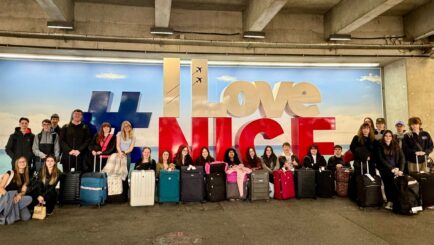 French students in Nice