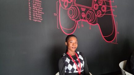 Camela Amechi on a placement at Sony PlayStation