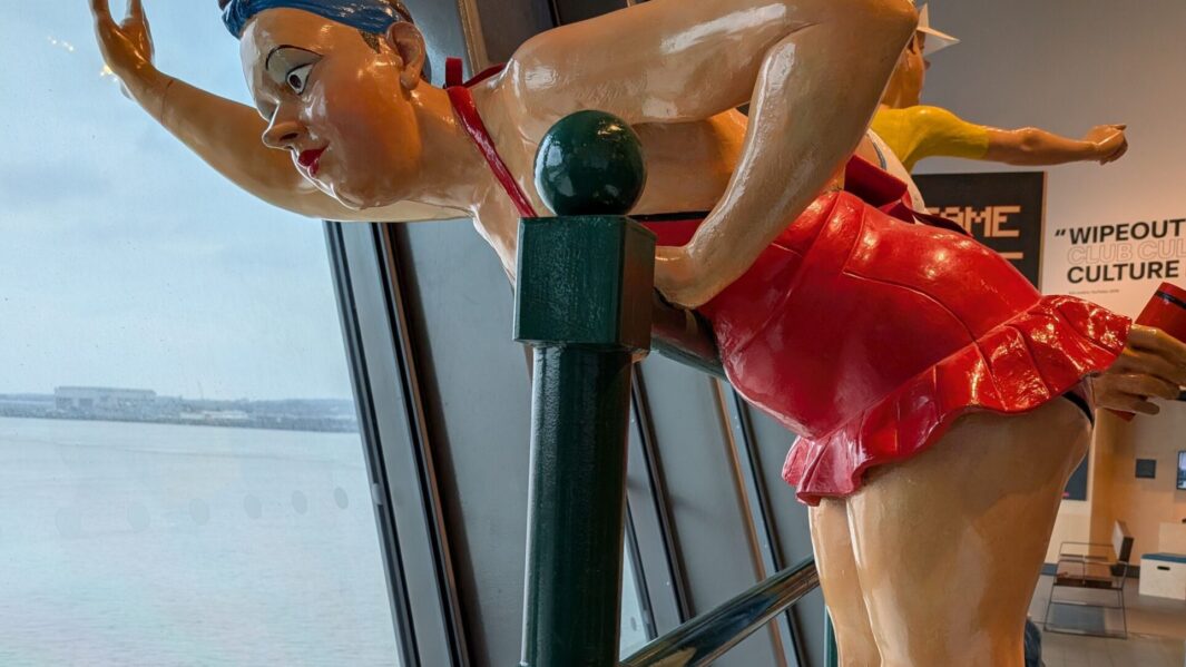 gallery artwork. model of a lady