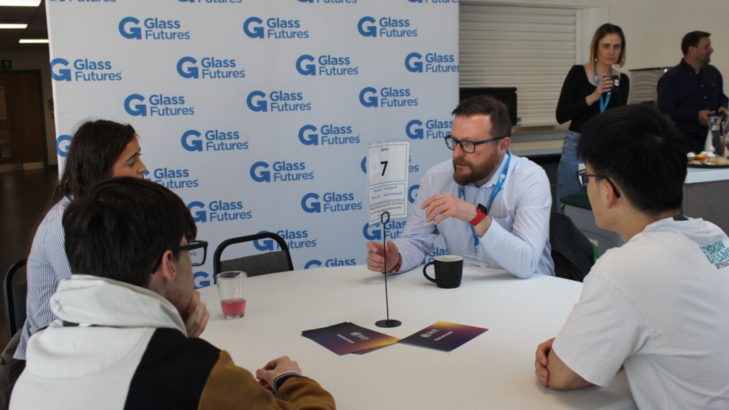 Students talking at Medical Networking event