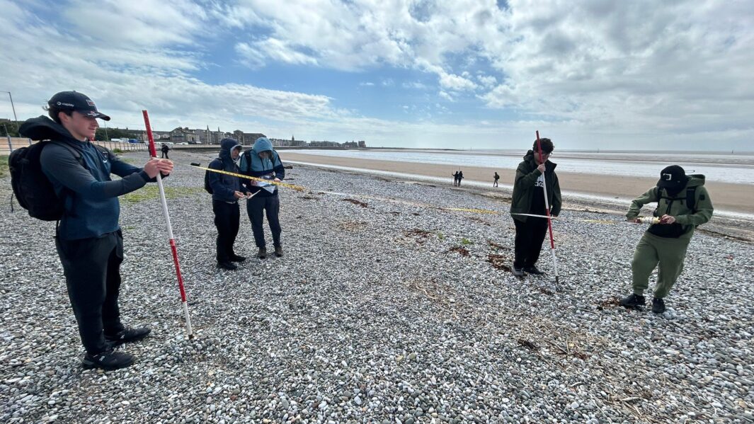 Geography fieldwork in Morecambe