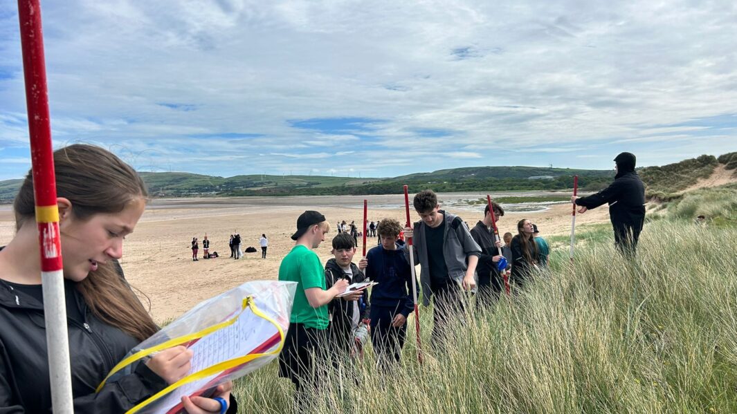 Geography fieldwork in Morecambe