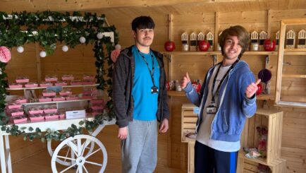 Foundation students at Summer Fair