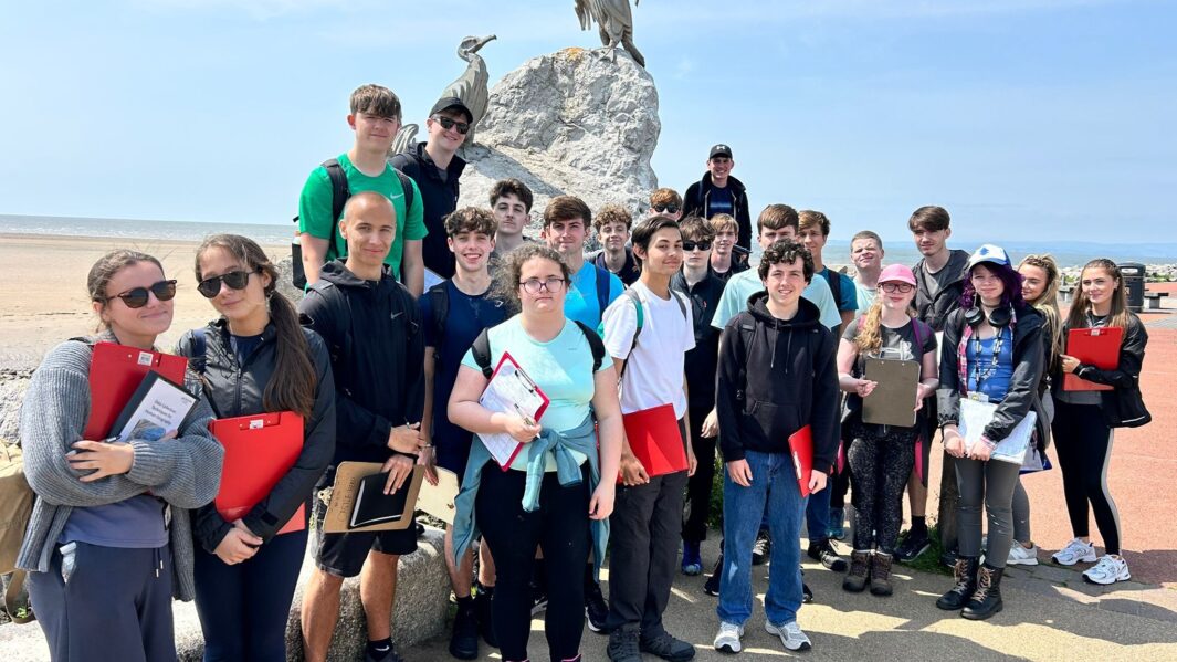 Geography fieldwork in Morecambe