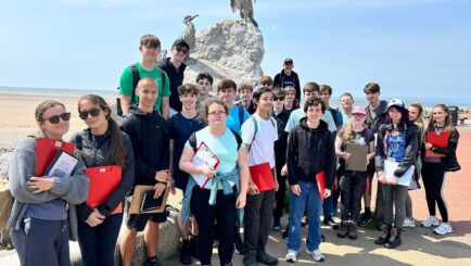 Geography fieldwork in Morecambe