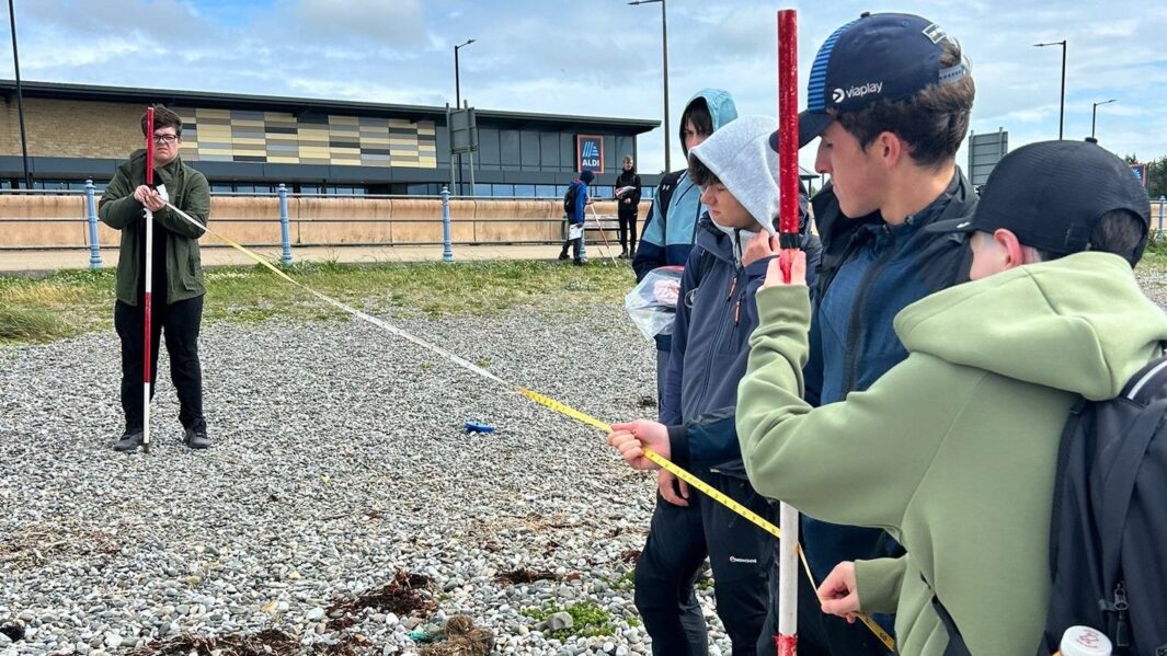 Geography fieldwork in Morecambe