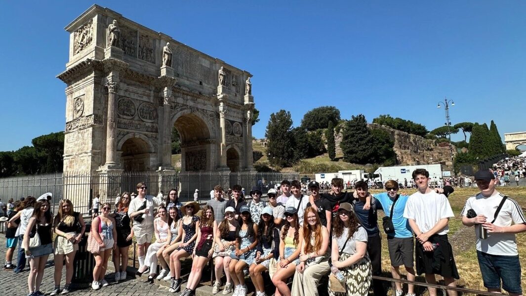 History students seeing the sights of Rome