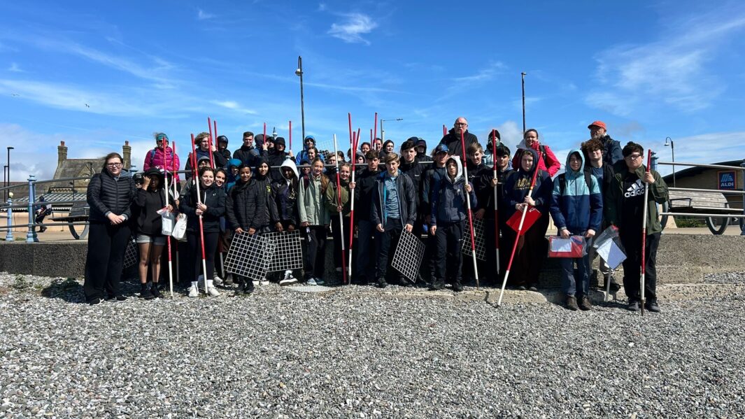 Geography fieldwork in Morecambe