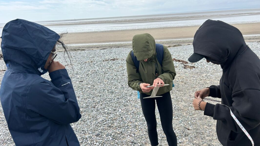 Geography fieldwork in Morecambe