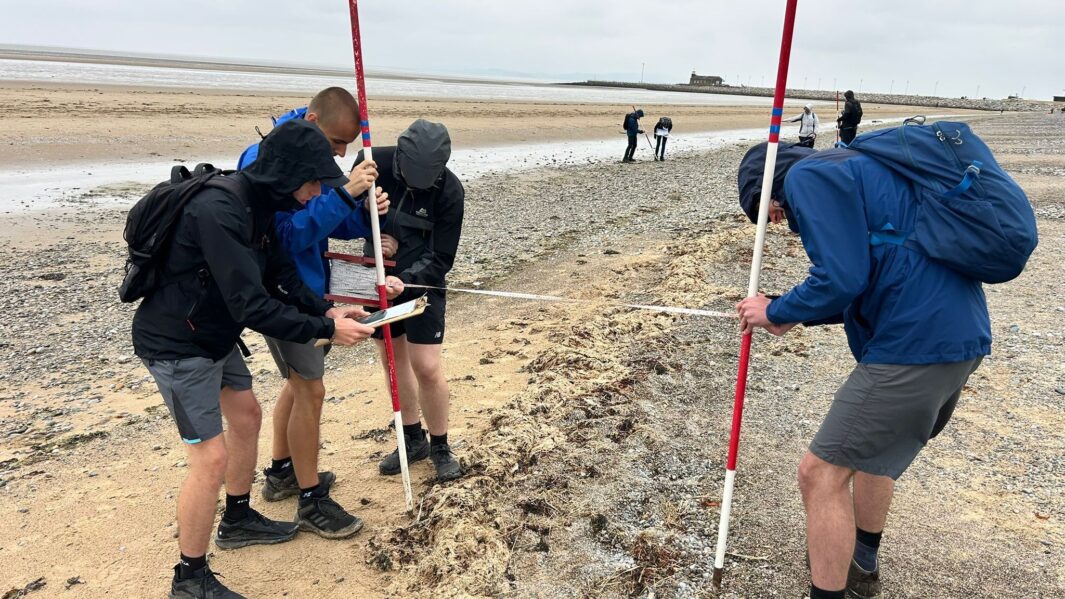 Geography fieldwork in Morecambe
