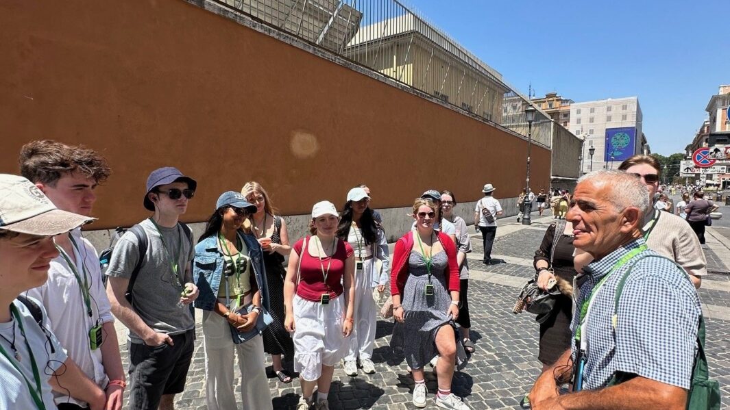History students seeing the sights of Rome