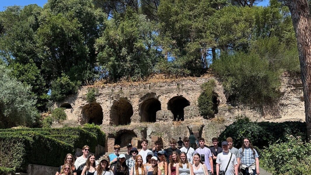 History students seeing the sights of Rome