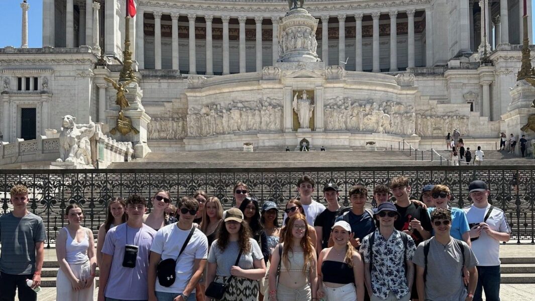 History students seeing the sights of Rome