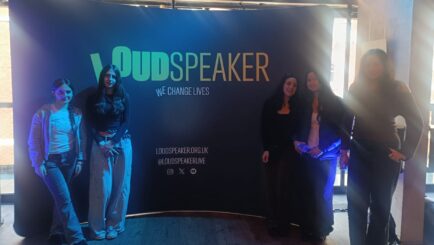 Students at Loudspeaker event