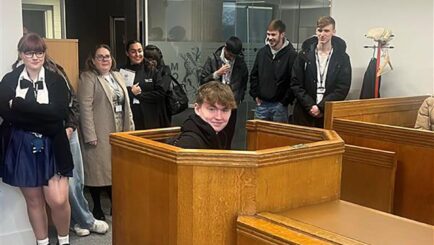 Carmel College's A Level Criminology students visit Edge Hill university for a Policing on Campus experience.