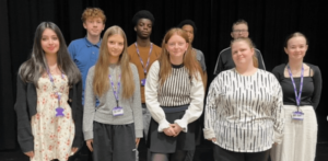 Group photo of students who took part in Catenians public speaking comp