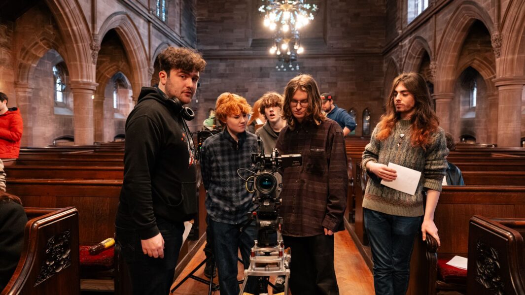 Group of students at the BFI Film Academy