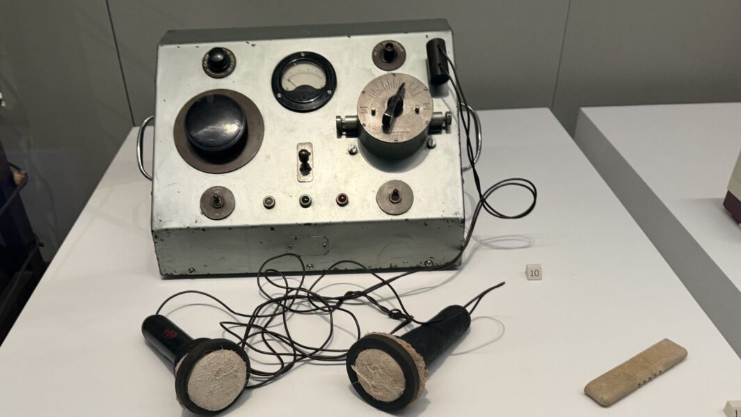 a machine in a museum