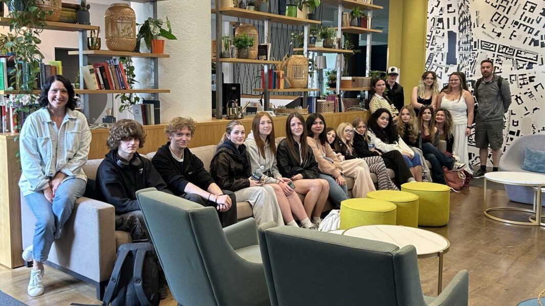 group photo just arrived in krakow
