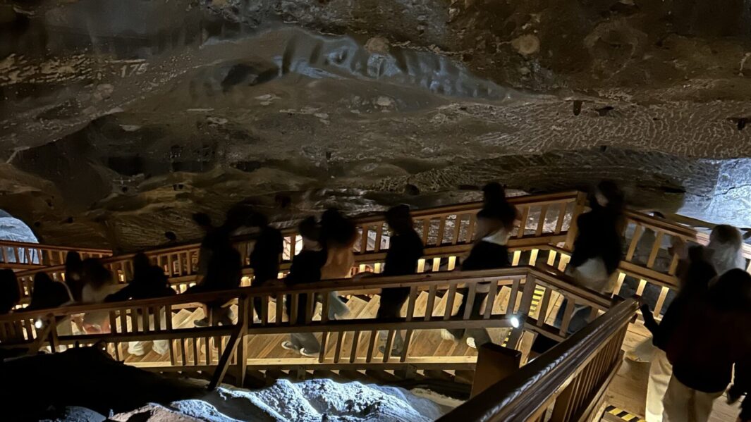 stairs in salt mines
