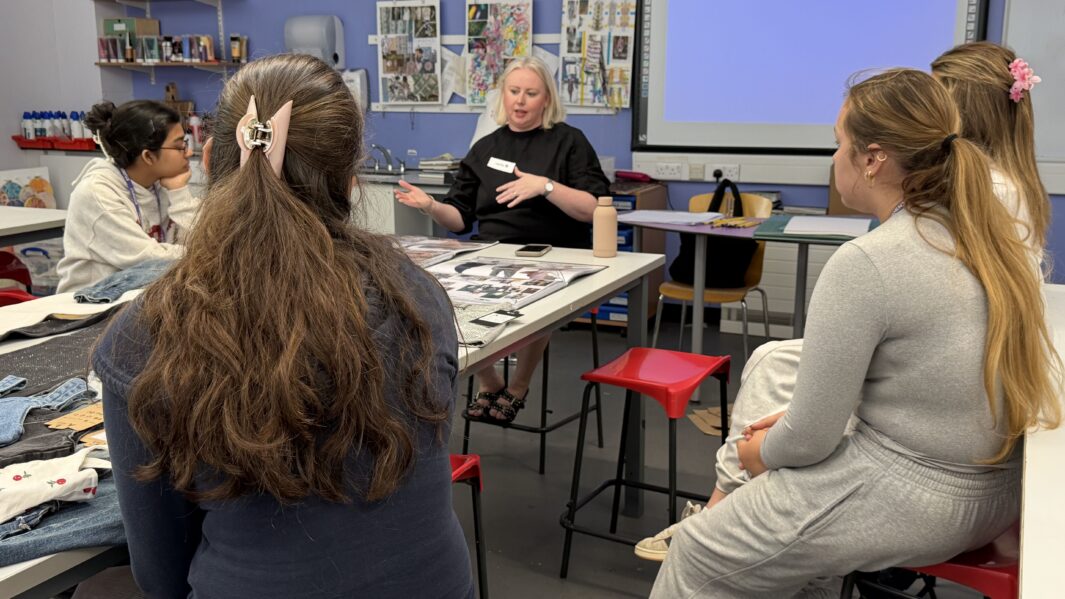 presenting to students