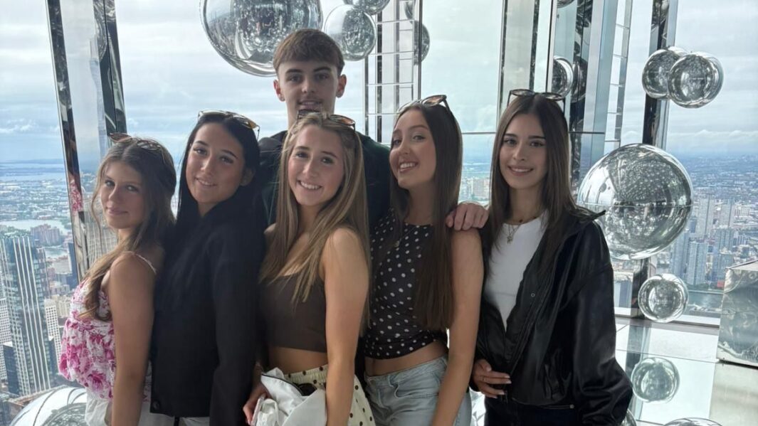 A group of students in New York